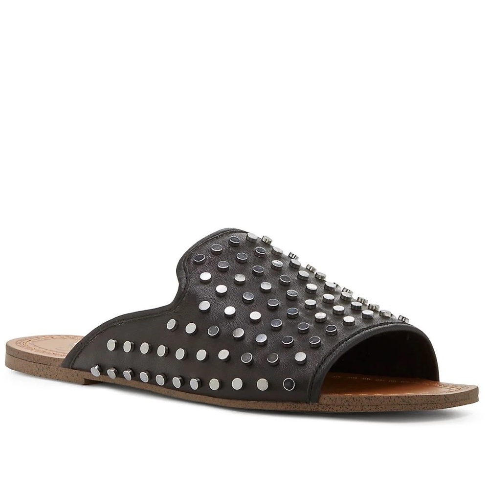 Jessica Simpson Kloe Leather Open Toe Slide